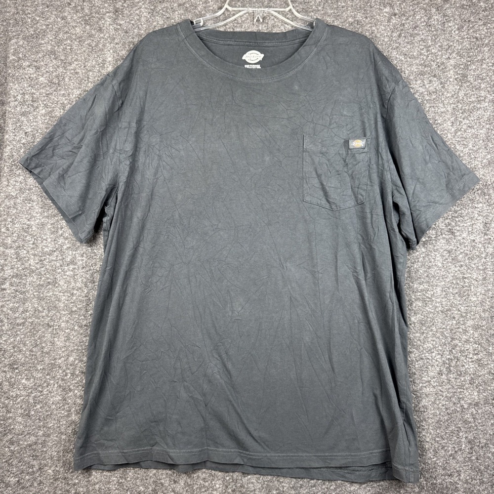 Dickies‎ T Shirt Men's 2XLT Dark Gray Tall Short Sleeve Casual Workwear Tee